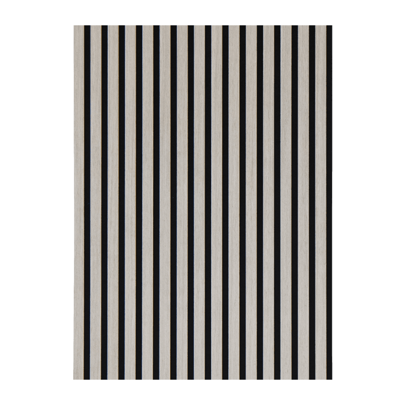 Akupanel | Akoestisch wandpaneel 260x60 cm | Wit eiken